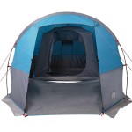 vidaXL Cort de camping tunel pentru 4 persoane, albastru, impermeabil vidaXL Cort de camping tunel pentru 4 persoane, albastru, impermeabil