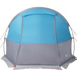 vidaXL Cort de camping tunel pentru 4 persoane, albastru, impermeabil vidaXL Cort de camping tunel pentru 4 persoane, albastru, impermeabil