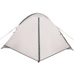 vidaXL Cort de camping cupolă pentru 2 persoane, verde, impermeabil