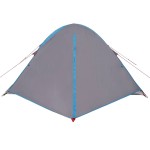vidaXL Cort de camping cupolă pentru 2 persoane, albastru, impermeabil