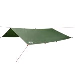 vidaXL Prelată de camping, verde, 300x294 cm, impermeabilă