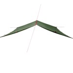 vidaXL Prelată de camping, verde, 360x294 cm, impermeabilă