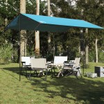 vidaXL Prelată de camping, albastru, 400x294 cm, impermeabilă