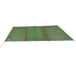 vidaXL Prelată de camping, verde, 420x440 cm, impermeabilă