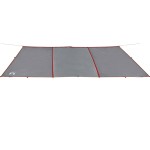 vidaXL Prelată de camping, gri și portocaliu, 420x440 cm, impermeabilă