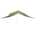 vidaXL Prelată de camping, verde, 420x440 cm, impermeabilă