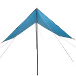 vidaXL Prelată de camping, albastru, 430x380x210 cm, impermeabilă