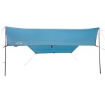 vidaXL Prelată de camping, albastru, 430x380x210 cm, impermeabilă