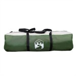 vidaXL Prelată de camping, verde, 460x305x210 cm, impermeabilă
