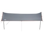 vidaXL Prelată de camping, portocaliu, 460x305x210 cm, impermeabilă
