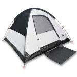 vidaXL Cort camping cupolă 3 persoane alb, țesătură opacă, impermeabil vidaXL Cort camping cupolă 3 persoane alb, țesătură opacă, impermeabil