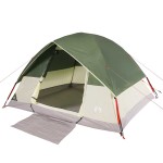vidaXL Cort de camping cupolă pentru 6 persoane, verde, impermeabil