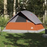 vidaXL Cort de familie cupolă 6 persoane, portocaliu, impermeabil vidaXL Cort de familie cupolă 6 persoane, portocaliu, impermeabil