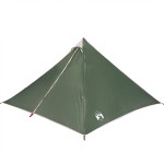 vidaXL Cort de familie tipi pentru 7 persoane, verde, impermeabil vidaXL Cort de familie tipi pentru 7 persoane, verde, impermeabil
