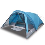 vidaXL Cabină cort de camping, 4 persoane, albastru, impermeabil vidaXL Cabină cort de camping, 4 persoane, albastru, impermeabil