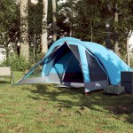vidaXL Cabină cort de camping, 4 persoane, albastru, impermeabil vidaXL Cabină cort de camping, 4 persoane, albastru, impermeabil