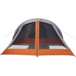 vidaXL Cabină cort de camping 4 persoane gri și portocaliu impermeabil vidaXL Cabină cort de camping 4 persoane gri și portocaliu impermeabil