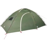 vidaXL Cort de camping pentru 8 persoane, verde, impermeabil