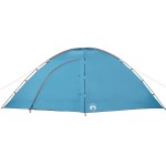 vidaXL Cort de camping pentru 8 persoane, albastru, impermeabil
