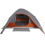 vidaXL Cort de camping cupolă pentru 4 persoane, gri, impermeabil