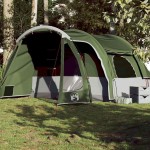 vidaXL Cort de familie pentru 6 persoane, verde, impermeabil vidaXL Cort de familie pentru 6 persoane, verde, impermeabil