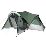 vidaXL Cort de familie Tipi pentru 8 persoane, verde, impermeabil vidaXL Cort de familie Tipi pentru 8 persoane, verde, impermeabil