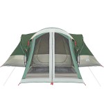 vidaXL Cort de familie Tipi pentru 8 persoane, verde, impermeabil vidaXL Cort de familie Tipi pentru 8 persoane, verde, impermeabil