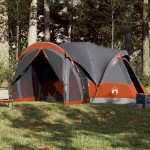 vidaXL Cort de familie Tipi pentru 8 persoane gri impermeabil vidaXL Cort de familie Tipi pentru 8 persoane gri impermeabil