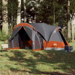vidaXL Cort de familie Tipi pentru 8 persoane gri impermeabil vidaXL Cort de familie Tipi pentru 8 persoane gri impermeabil