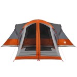 vidaXL Cort de familie Tipi pentru 8 persoane gri impermeabil vidaXL Cort de familie Tipi pentru 8 persoane gri impermeabil