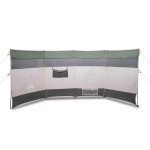 vidaXL Paravan de camping, verde, 366x152x152 cm, impermeabil vidaXL Paravan de camping, verde, 366x152x152 cm, impermeabil