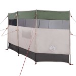 vidaXL Paravan de camping, verde, 366x152x152 cm, impermeabil vidaXL Paravan de camping, verde, 366x152x152 cm, impermeabil