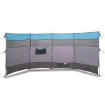 vidaXL Paravan de camping, albastru, 366x152x152 cm, impermeabil vidaXL Paravan de camping, albastru, 366x152x152 cm, impermeabil