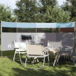 vidaXL Paravan de camping, albastru, 366x152x152 cm, impermeabil vidaXL Paravan de camping, albastru, 366x152x152 cm, impermeabil