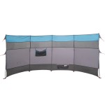 vidaXL Paravan de camping, albastru, 366x152x152 cm, impermeabil vidaXL Paravan de camping, albastru, 366x152x152 cm, impermeabil