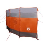 vidaXL Paravan de camping, portocaliu, 366x152x152 cm, impermeabil