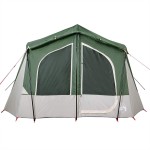 vidaXL Cort cabină de camping, 5 persoane, verde, impermeabil vidaXL Cort cabină de camping, 5 persoane, verde, impermeabil