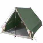 vidaXL Cort de camping cu cadru A, 2 persoane, verde, impermeabil vidaXL Cort de camping cu cadru A, 2 persoane, verde, impermeabil