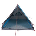 vidaXL Cort de camping cu cadru A, 2 persoane, albastru, impermeabil vidaXL Cort de camping cu cadru A, 2 persoane, albastru, impermeabil