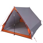 vidaXL Cort camping cu cadru A 2 persoane, gri, impermeabil vidaXL Cort camping cu cadru A 2 persoane, gri, impermeabil
