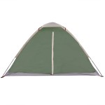 vidaXL Cort de camping cupolă pentru 2 persoane, verde, impermeabil