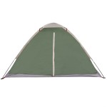 vidaXL Cort de camping cupolă pentru 4 persoane, verde, impermeabil