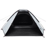 vidaXL Cort camping cupolă 4 persoane alb, țesătură opacă, impermeabil vidaXL Cort camping cupolă 4 persoane alb, țesătură opacă, impermeabil