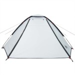 vidaXL Cort camping cupolă 4 persoane alb, țesătură opacă, impermeabil vidaXL Cort camping cupolă 4 persoane alb, țesătură opacă, impermeabil