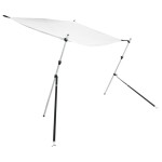 vidaXL Extensie parasolar T-Top, alb, 170x170x(115-183) cm vidaXL Extensie parasolar T-Top, alb, 170x170x(115-183) cm