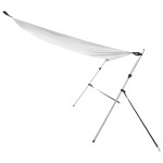 vidaXL Extensie parasolar T-Top, alb, 170x170x(115-183) cm vidaXL Extensie parasolar T-Top, alb, 170x170x(115-183) cm