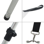 vidaXL Extensie parasolar T-Top, alb, 170x208x(115-183) cm vidaXL Extensie parasolar T-Top, alb, 170x208x(115-183) cm