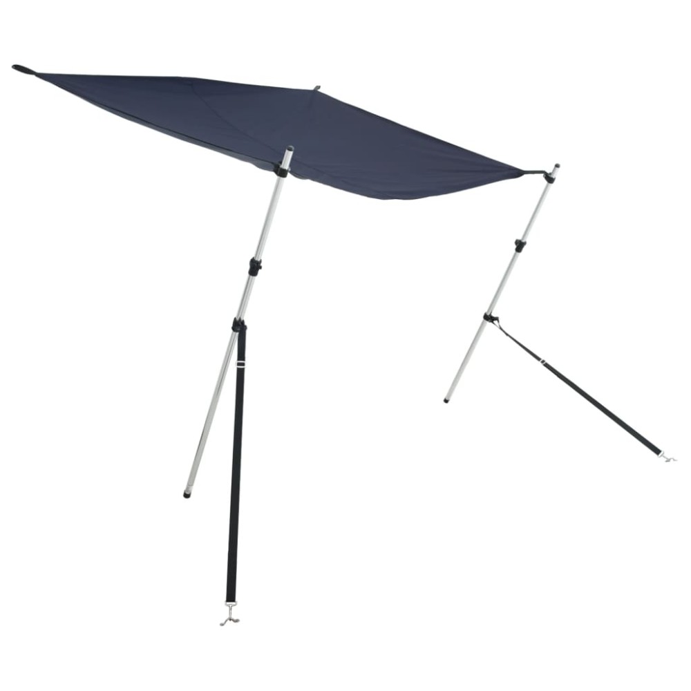 vidaXL Extensie parasolar T-Top, bleumarin, 170x208x(115-183) cm
