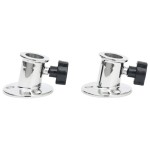 vidaXL Baza rotundă tub barcă Bimini, 26 mm, 2 buc., oțel inoxidabil vidaXL Baza rotundă tub barcă Bimini, 26 mm, 2 buc., oțel inoxidabil