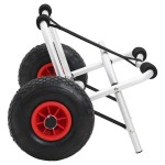 vidaXL Cărucior de caiac pliabil, 45 kg, aluminiu vidaXL Cărucior de caiac pliabil, 45 kg, aluminiu